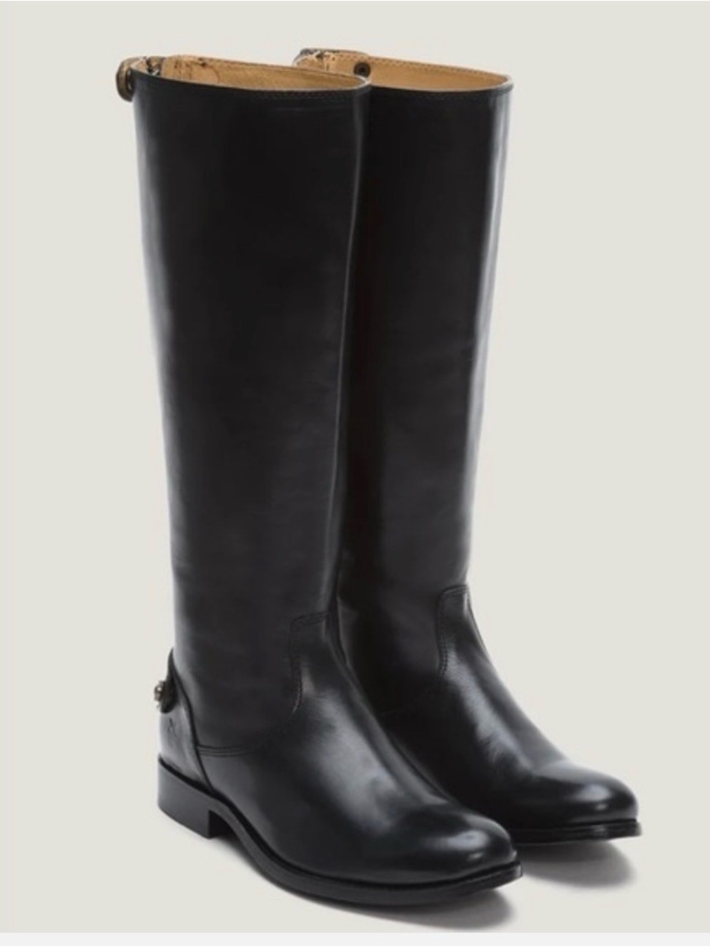 Frye Melissa Button Back Zip Tall Knee High Boots Size 8